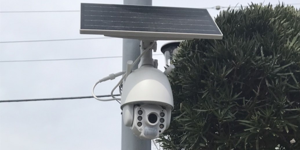 センサー感知型ソーラー防犯カメラ SGN-CAM-AIR