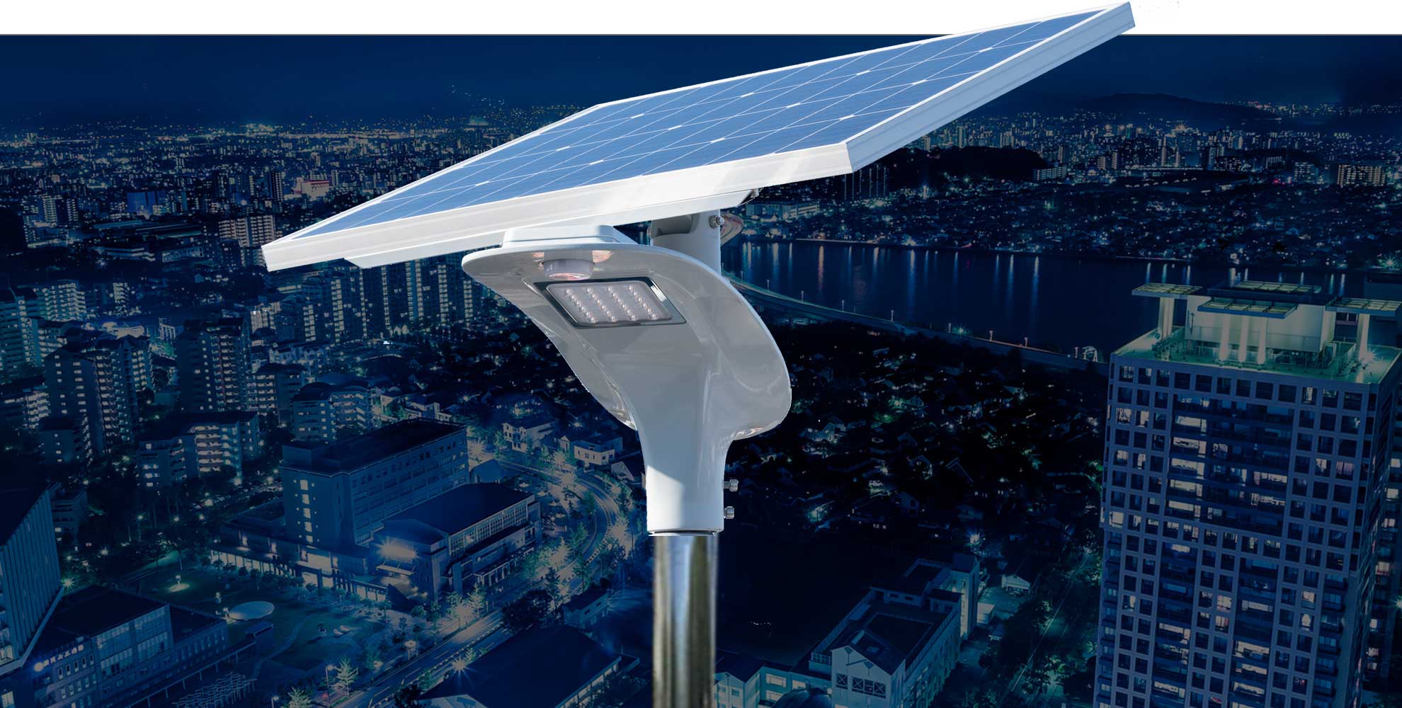 LEDソーラー外灯　設置方法・設置事例