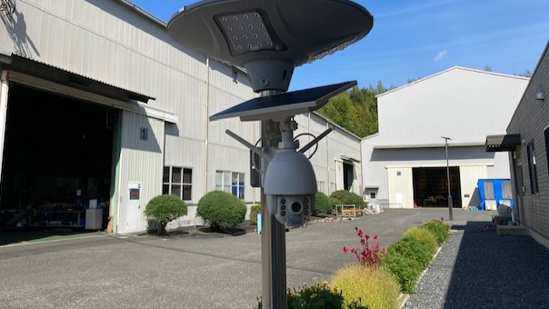 センサー感知型ソーラー防犯カメラ SGN-CAM-AIR